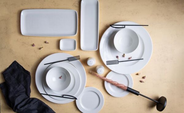 ID Fine Quadro Dikdörtgen Tabak 37 cm 6'lı