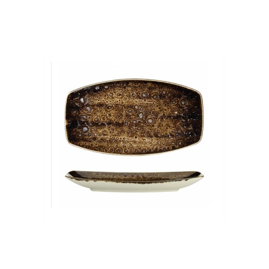 Kütahya Porselen Moon Bohem 19 cm Kayık Tabak