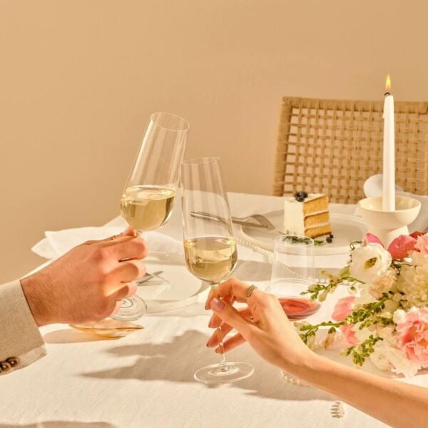 Paşabahçe 32018 Nude Stem Zero Flüt Şampanya Kadehi 300 cc 2'li