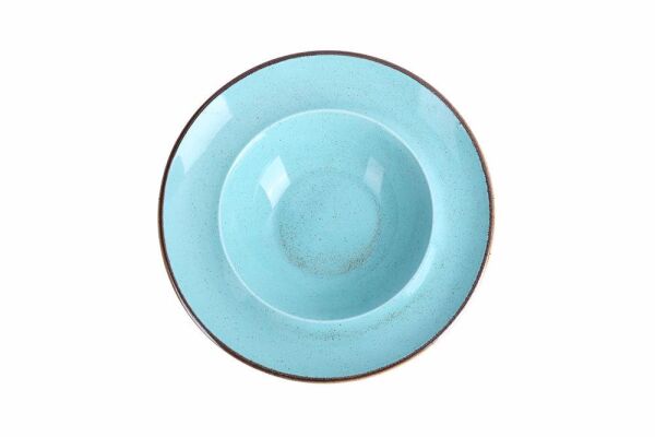 Porland Seasons Turkuaz Çukur Makarna- Salata Tabağı 26 cm
