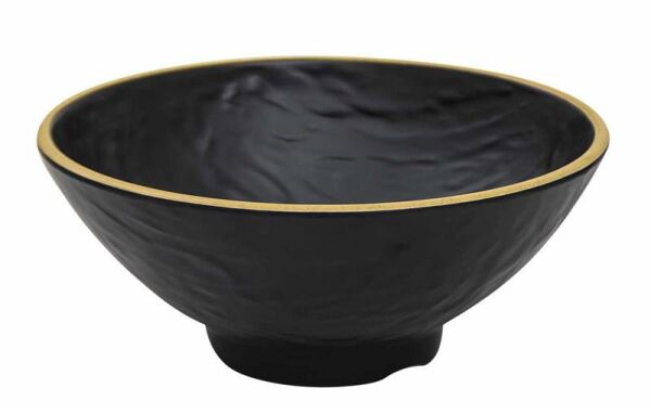 Globy Açık Büfe Yuvarlak Sunum Kase Yellow 28x28x11,5 cm