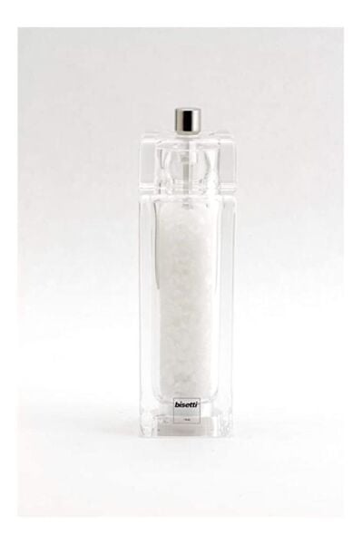 Bisetti Como Akrilik Tuz Değirmeni Şeffaf 14,5 cm