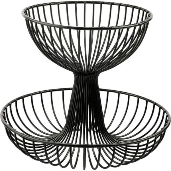 Altınbaşak 2 Katlı Meyve Sepeti 30x25 cm