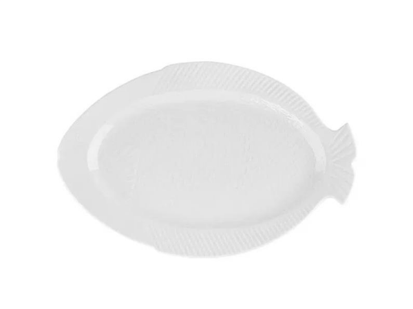 Porland 112936 Beyaz Balık Tabağı 36 cm
