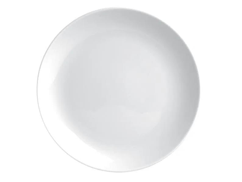 Porland 187630 Lebon Kalın Beyaz Düz Tabak 30 cm