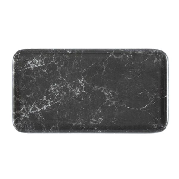 Bonna Porselen Melamin Teşhir Tabak Siyah GN 1/3