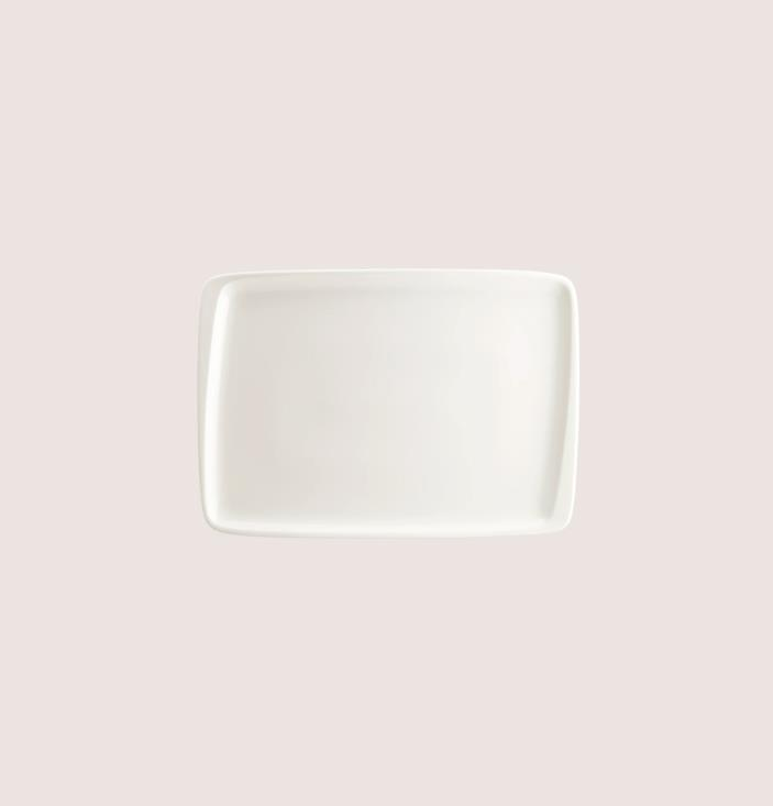 Bonna Porselen Moove Rectangular Plate 34 cm 6'lı