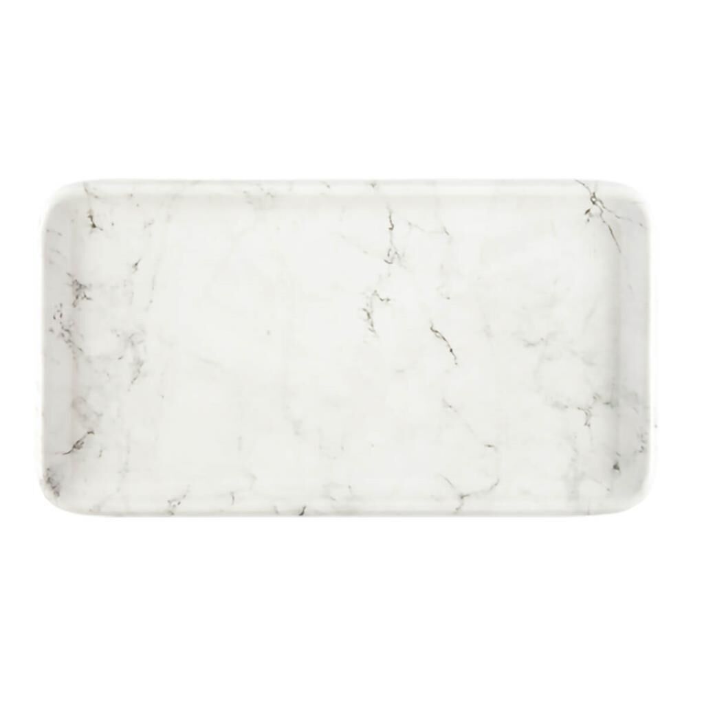 Bonna Porselen Melamin Beyaz Tabak GN 1/3