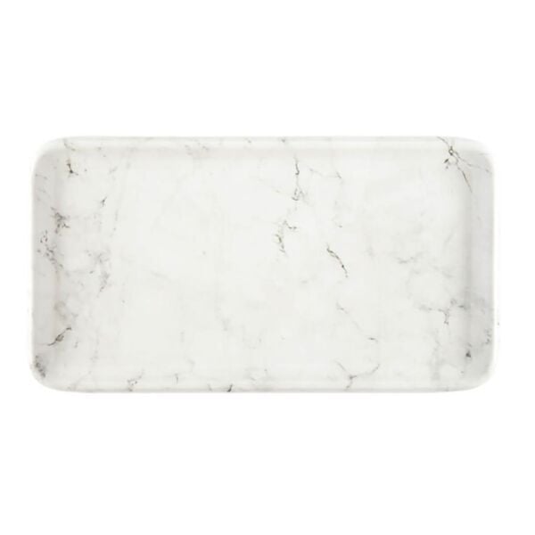 Bonna Porselen Melamin Beyaz Tabak GN 1/3