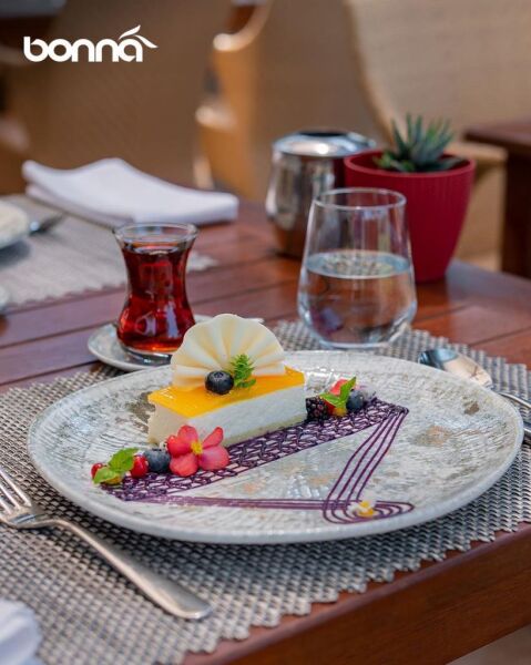 Bonna Porselen Odette Olive Moove Oval Tabak 36x28 cm 6'lı