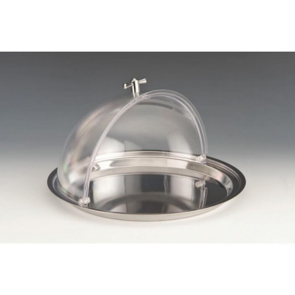 Zicco ZCP-404 Polikarbon Rolltop Kapaklı Fanus, Küçük, Ø 32,5 cm