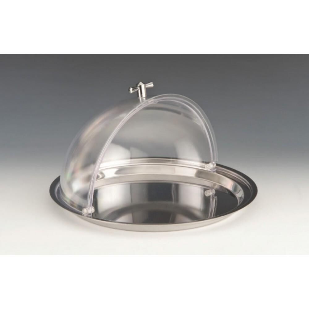 Zicco ZCP-404 Polikarbon Rolltop Kapaklı Fanus, Küçük, Ø 32,5 cm