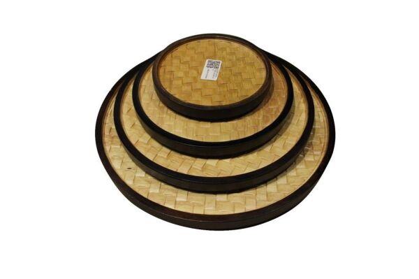 Globy Ahşap Sushi Sunum Tepsi 15 cm