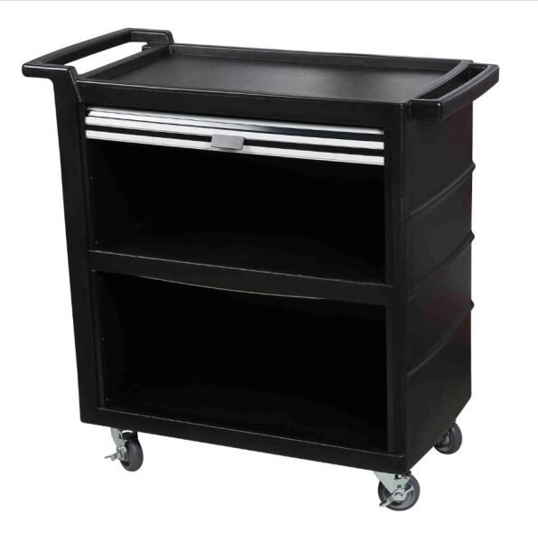 Globy 3 Katlı Servis Arabası Etrafı Kapalı - Sürgülü