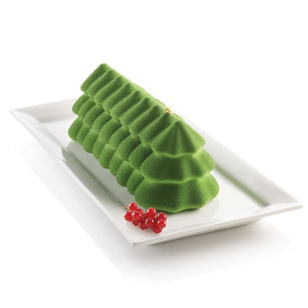 Silikomart Buche Sapın Çam Ağacı Silikon Kek Kalıbı