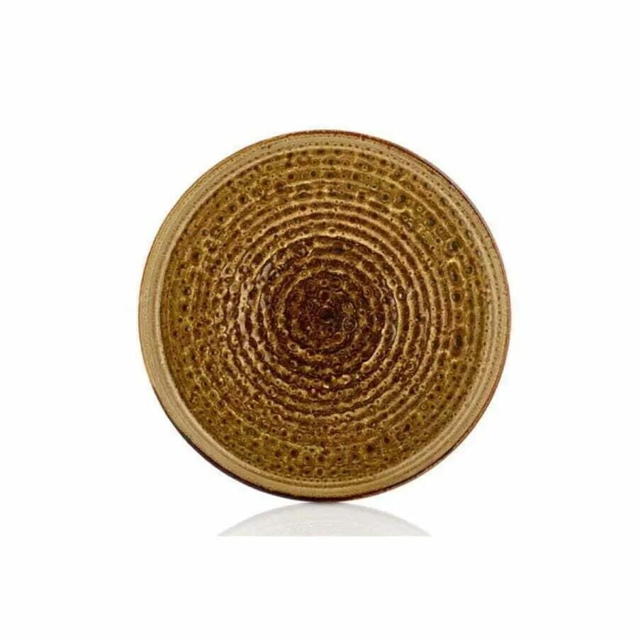 By Bone Cowry Yellow Porselen Pizza Tabağı 32cm 6'lı
