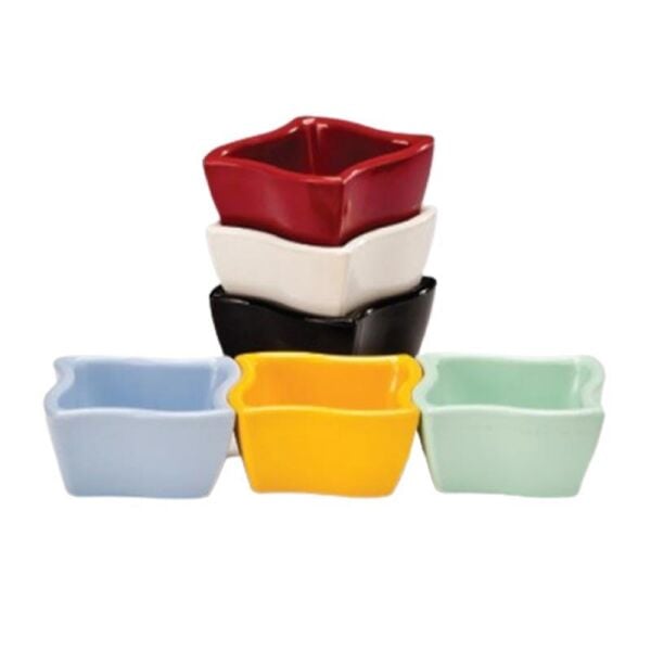 Zicco K-3006 Mini Sosluk Reçellik, 7x3 cm, Kırmızı 6'lı