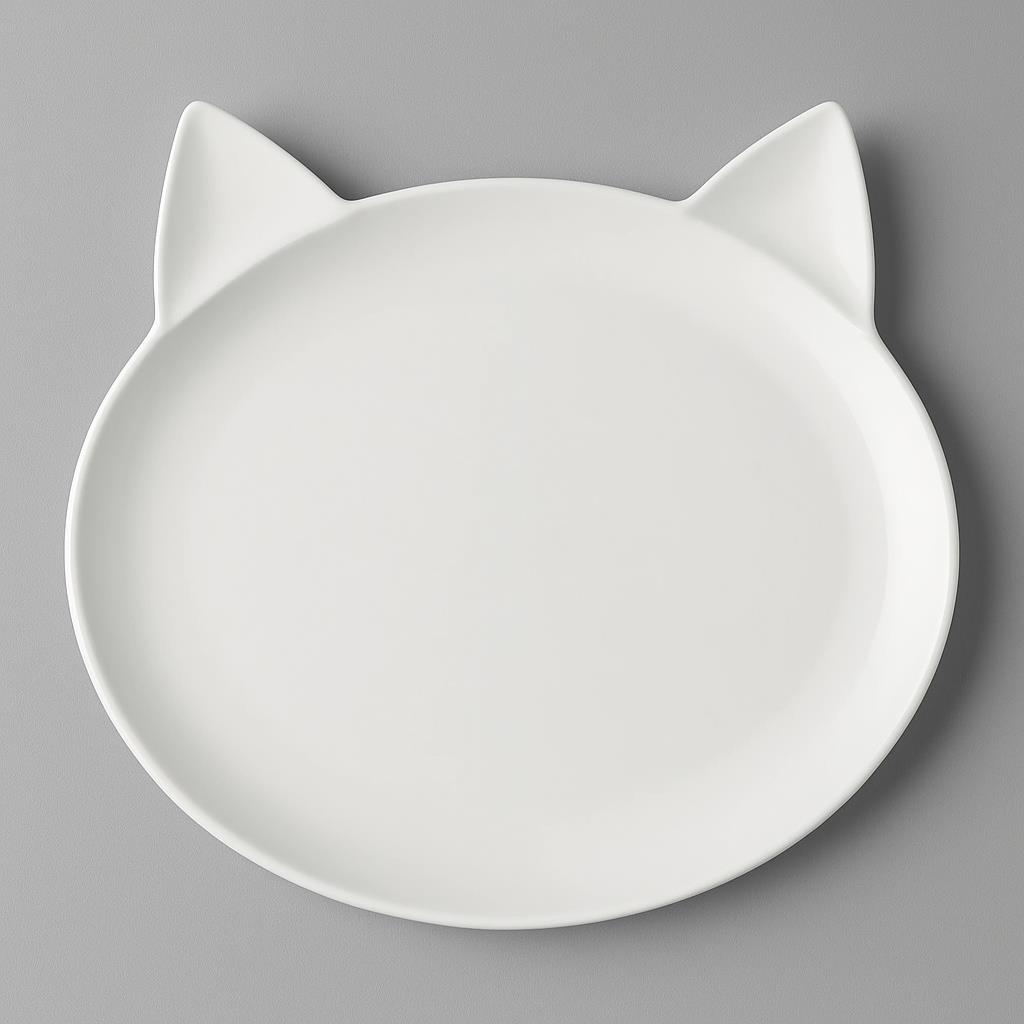 Güral Porselen 31 cm Kedi Servis Tabağı Dekorsuz – 6’lı Set