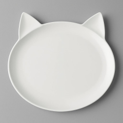 Güral Porselen 31 cm Kedi Servis Tabağı Dekorsuz – 6’lı Set