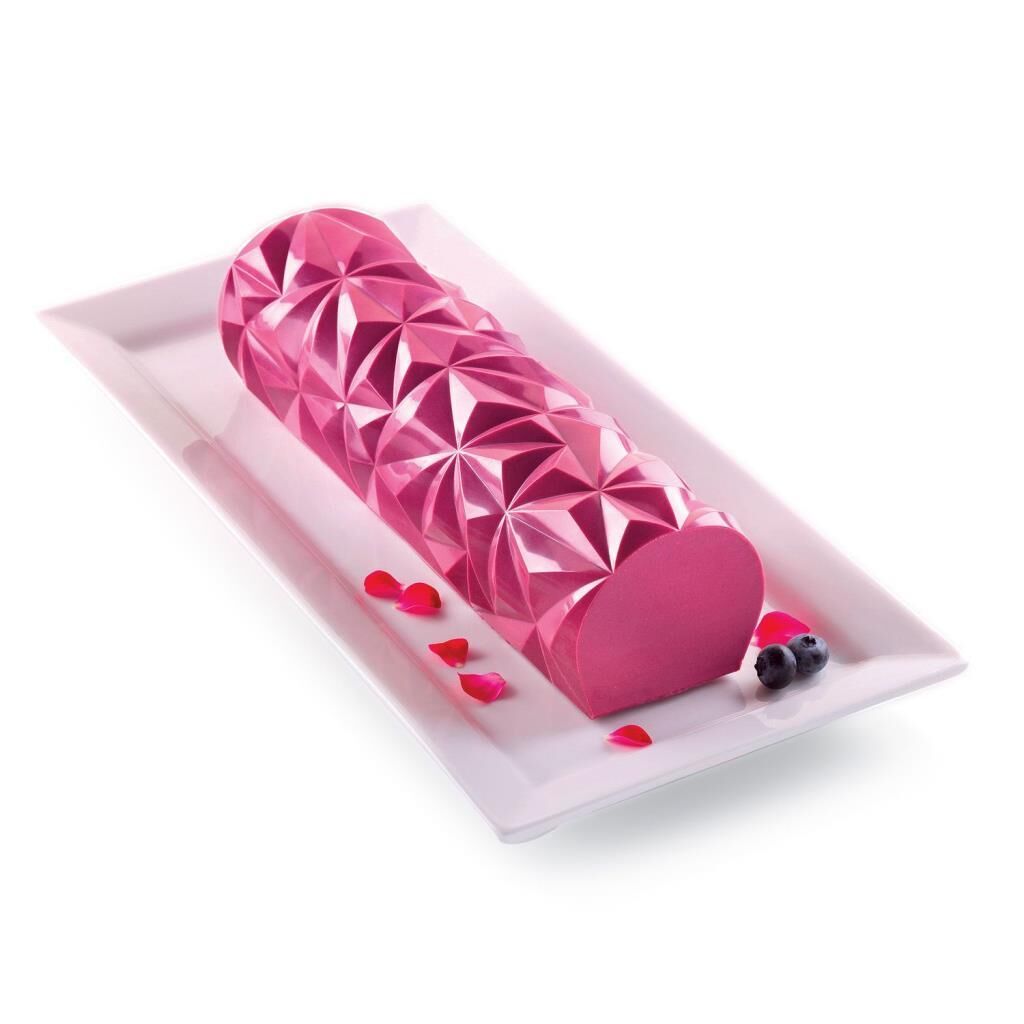Silikomart Diamond Buche Elmas Silikon Kek Kalıbı 250x80x67 mm - 25.074.63.0065