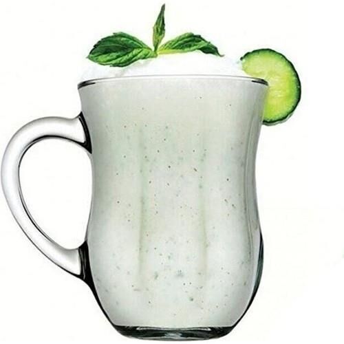 Paşabahçe 55383 Gourmet Kulplu Ayran Bardağı 350 cc 2'li