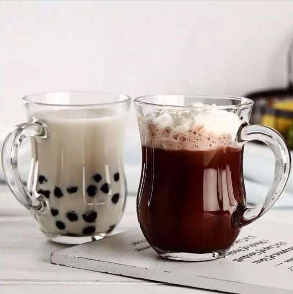 Paşabahçe 55383 Gourmet Kulplu Ayran Bardağı 350 cc 2'li