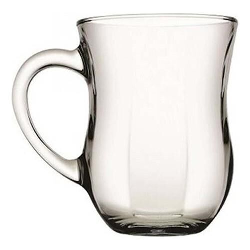 Paşabahçe 55383 Gourmet Kulplu Ayran Bardağı 350 cc 2'li