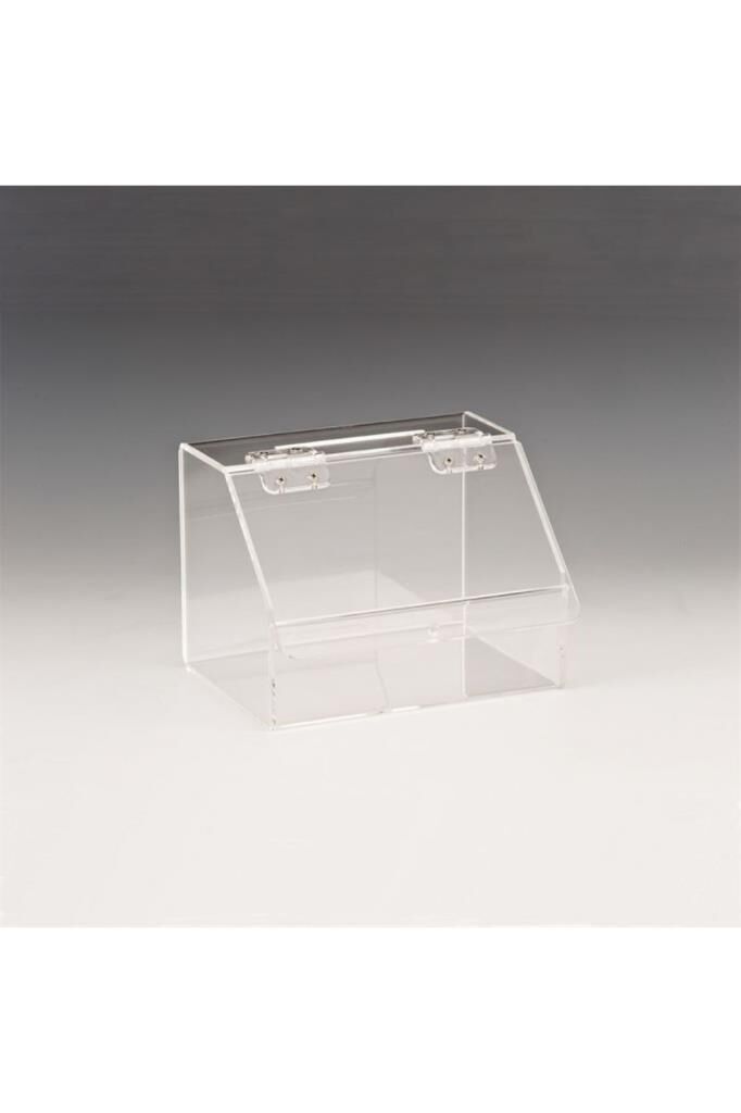 Zicco Akrilik Bahşiş Kutusu 14,5x20 x H:14,5 cm