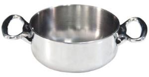 Globy Çelik Çift Saplı Mini Sahan 10x4 cm