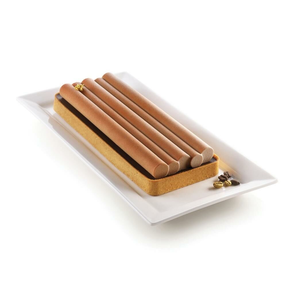 Silikomart Kit Tarte Bamboo Set Rectangular Ring Silikon Kek Kalıbı
