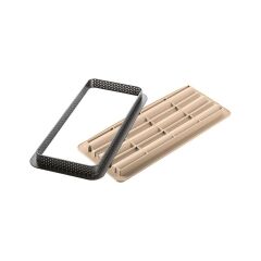 Silikomart Kit Tarte Bamboo Set Rectangular Ring Silikon Kek Kalıbı