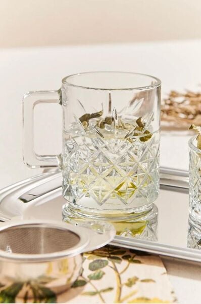 Paşabahçe 55462 Timeless Kulplu Çay, Kahve Fincanı 250 cc 2'li