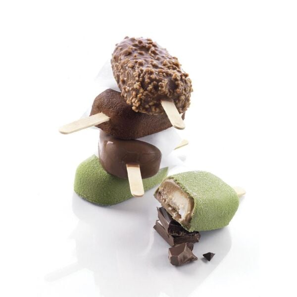 Silikomart Set GEL01 Classic Set 2 Silikon Dondurma Kalıbı 2'li