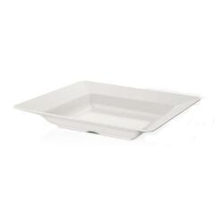 Külsan Thermoset Este Kare Derin Servis Tabağı, Teşhir Tabağı, 46x46 cm