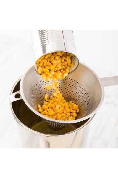 Biradlı Brd-520f  Çelik Çin Külahı Süzgeç 23 Cm