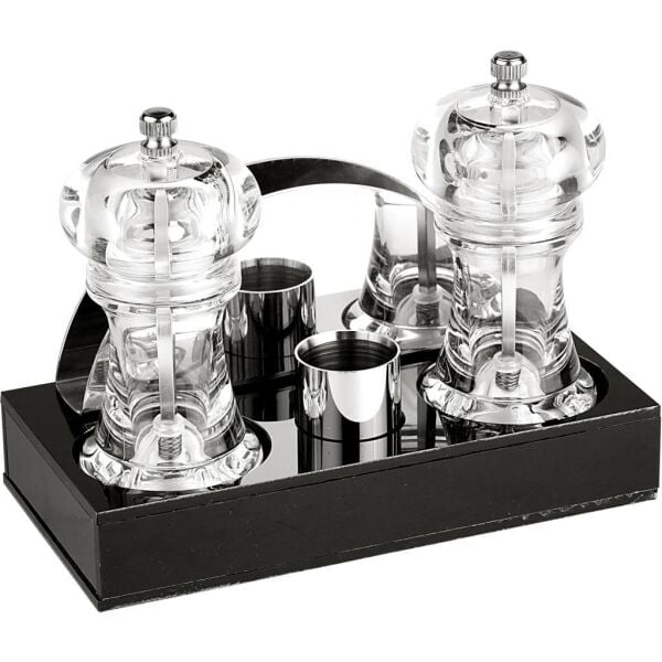 Biradlı Groovy GRV-197 Dörtlü Akrilik Menaj Set 18,5 x 9,5 x 3 cm