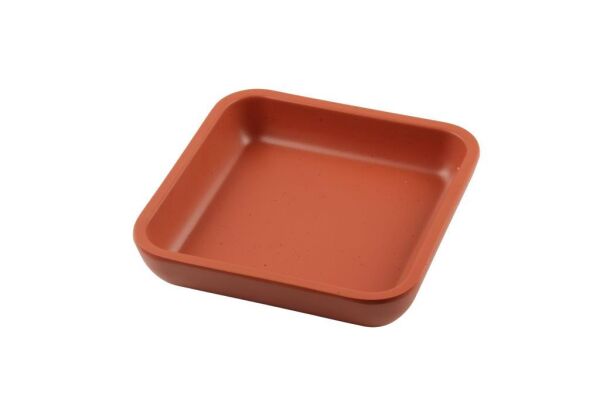 Globy Kare Kase Turuncu 21x21x4.5 Cm
