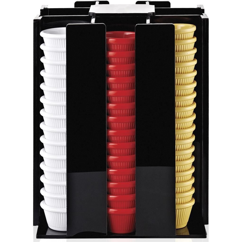 Biradlı Groovy GRV-SS-07 Döner Sosluk Standı 7 cm 112 Adet Kapasiteli
