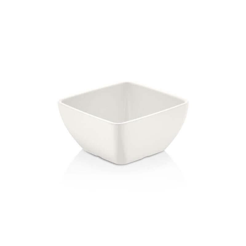 Külsan Thermoset Corona Mini Kare Kase, 12.5x12.5 cm, 6 Adet, Beyaz