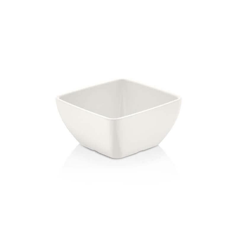 Külsan Thermoset Corona Mini Kare Kase, 12.5x12.5 cm, 6 Adet, Beyaz