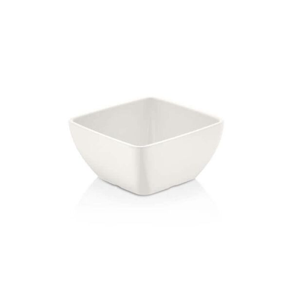 Külsan Thermoset Corona Mini Kare Kase, 12.5x12.5 cm, 6 Adet, Beyaz