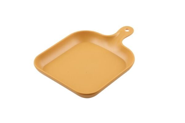 Globy Kulplu Sunum Tabak Sarı 25,5x18,5x3 Cm