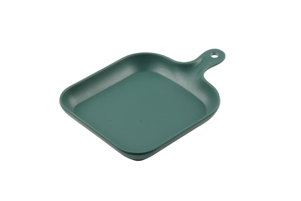 Globy Kulplu Sunum Tabak Yeşil 25,5x18,5x3 Cm