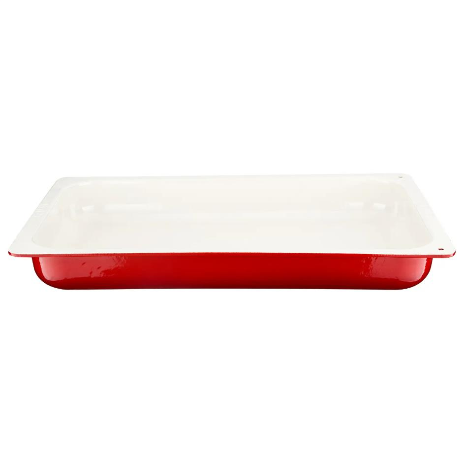 Lava Döküm GN 1/1 Gastronom Küvet 32X53 cm, Kırmızı