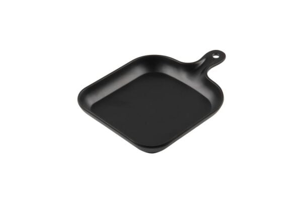 Globy Kulplu Sunum Tabak Siyah 25,5x18,5x3 Cm