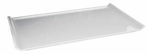 Globy Açık Büfe Melamin Sunum Tabak Dikdörtgen Siyah 53x33x2 cm