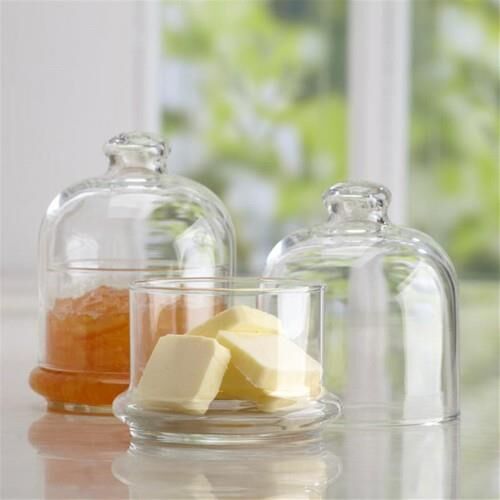 Paşabahçe 96814 Basic Kapaklı Kase Şekerlik, Reçellik, Tereyağlık, Saklama Kabı