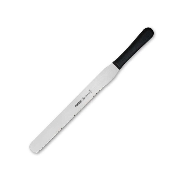 Pirge Creme Pasta Bıçağı Dişli 30 cm - 71192 Siyah