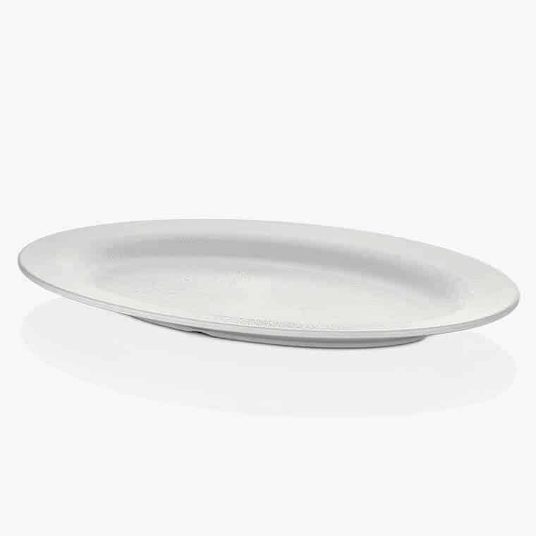 Külsan Thermoset Nova Servis Tabağı,Teşhir Tabağı, 64x44 cm Beyaz