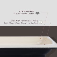Lava Döküm Dikdörtgen Servis Tabağı 30x15 cm